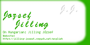 jozsef jilling business card